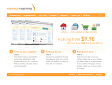Tablet Screenshot of horizonhosting.com.au